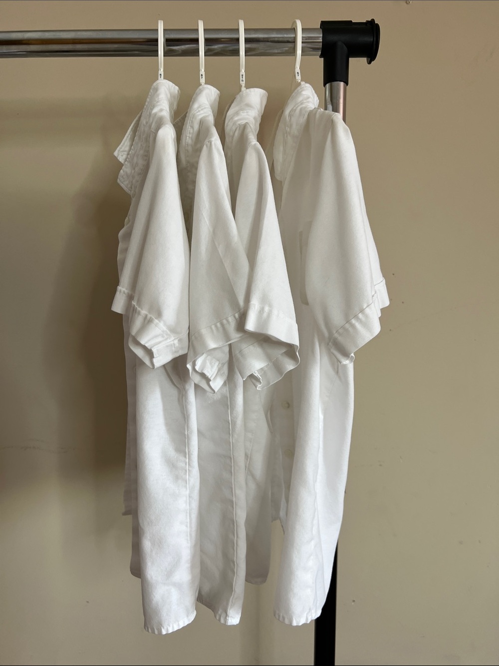 ✂️✏️📝📎4 Back to School Teen Uniform Classic White Short-Sleeve Shirt -